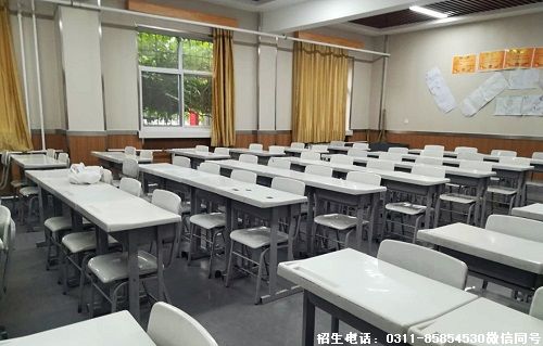 石家庄东华铁路学校教室宽敞明亮